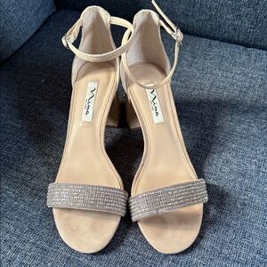 Nina Tan Block Heel Sandals